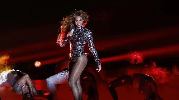 Beyoncé, durante una actuación. 