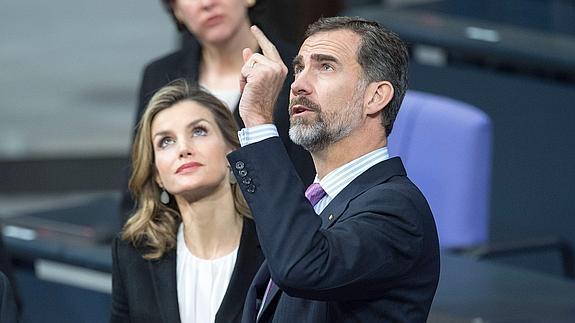 El rey Felipe VI y la reina Letizia. 