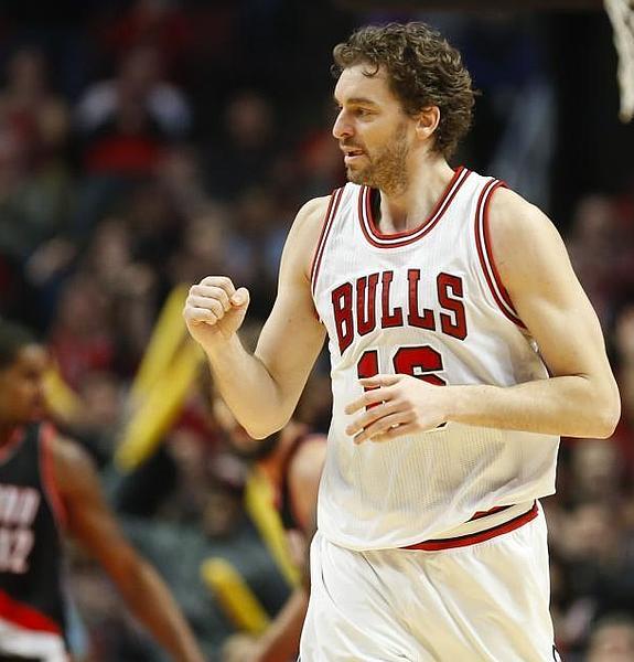 Pau Gasol, durante el partido. 