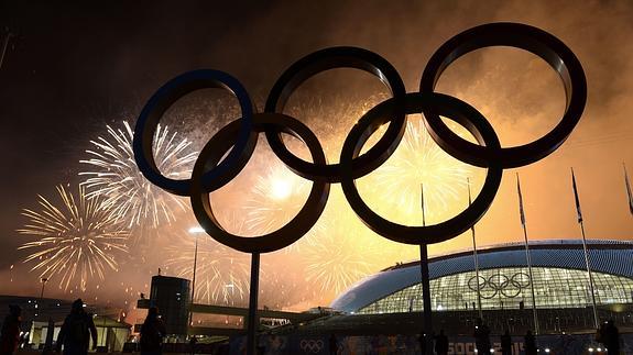 Clausura de los Juegos de Sochi 2014. 