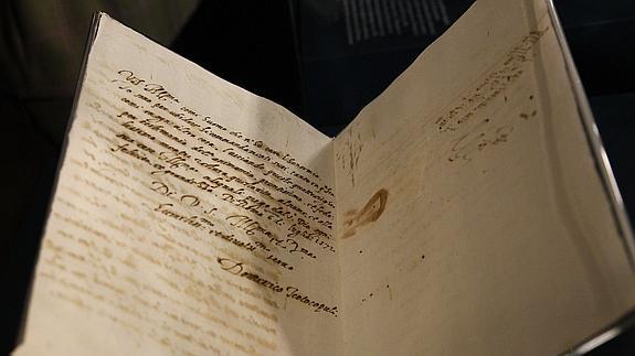 Carta manuscrita del Greco.