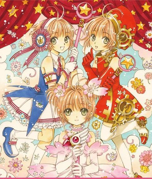 Ilustración de 'Cardcaptor Sakura' especial para conmemorar el 25 aniversario de CLAMP.