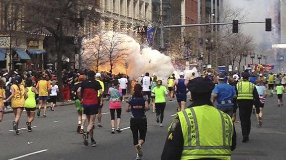 Atentado en la maratón de Boston. 