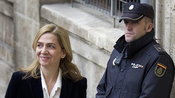 La infanta Cristina.