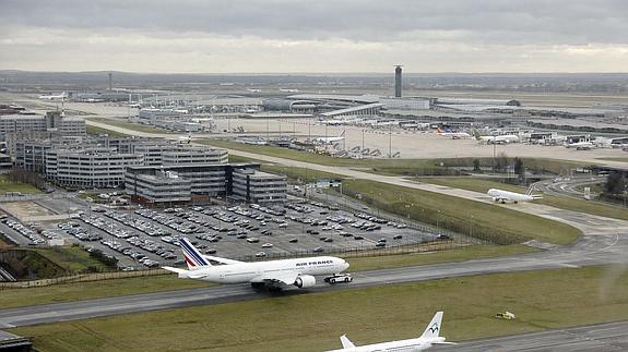 El aeropuerto de Charles de Gaulle.