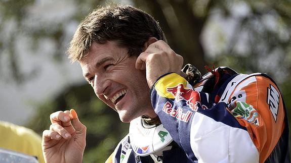 El piloto de motos español Marc Coma (KTM). 