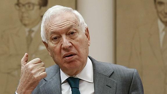 El ministro de Asuntos Exteriores, José Manuel García-Margallo. 