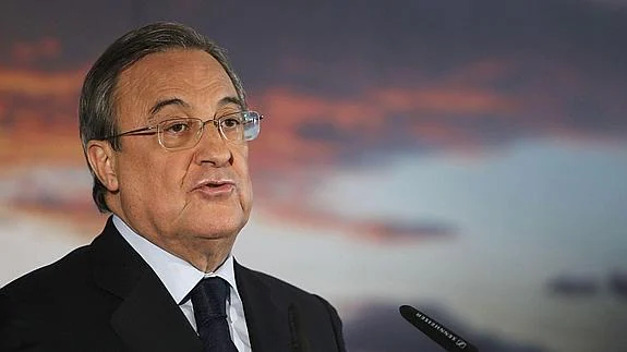 El presidente del Real Madrid, Florentino Pérez. 