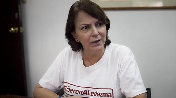 Mitzy Capriles, esposa del alcalde metropolitano de Caracas, Antonio Ledezma. 