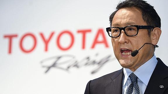 Akio Toyoda, presidente de Toyota. 