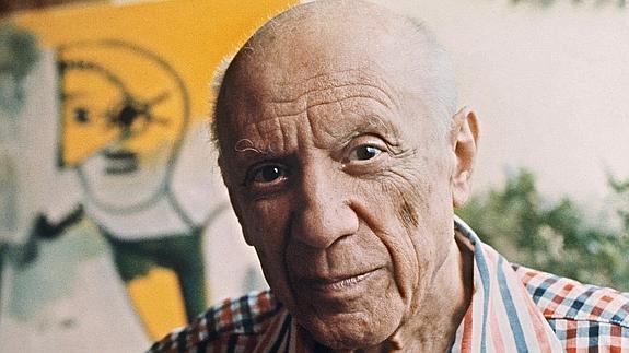 El pintor Pablo Picasso. 