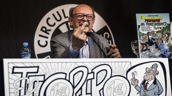 Francisco Ibáñez, el 'padre' de Mortadelo y Filemón. 