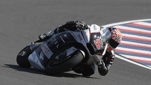 Zarco, rodando en Argentina. 