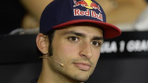 Carlos Sainz, en la presentación del Circuito de Barcelona. 