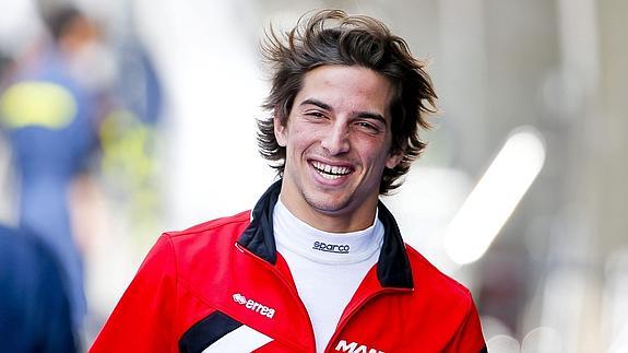 Roberto Merhi, piloto de Manor Marussia. 