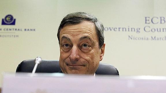 El presidente del Banco Central Europeo (BCE), Mario Draghi.