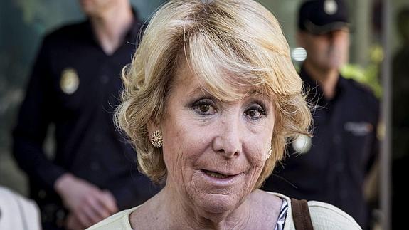 Esperanza Aguirre.