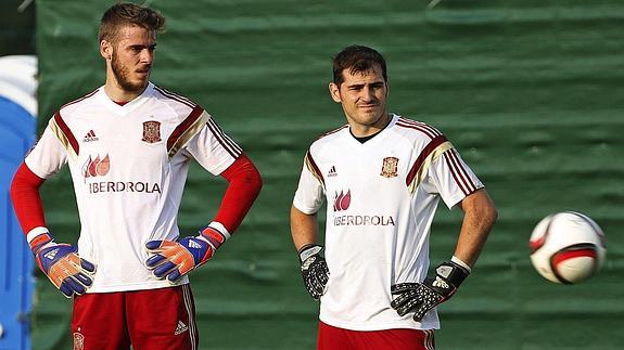 David De Gea e Iker Casillas. 