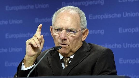 El ministro alemán de Finanzas, Wolfgang Schäuble. 