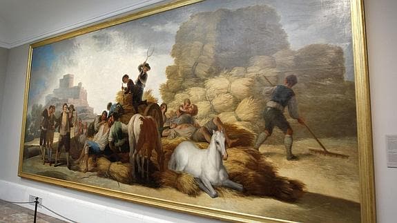 'La era', de Francisco de Goya, tras su restauración.