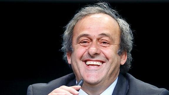Michele Platini, presidente de la UEFA. 