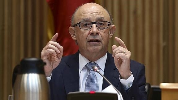 El ministro de Hacienda, Cristóbal Montoro.