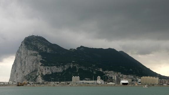 Vista del peñón de Gibraltar. 