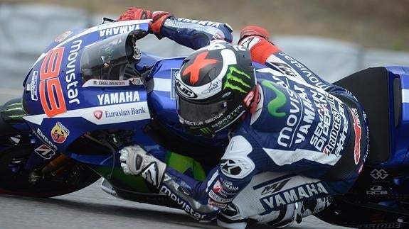 Lorenzo pilota en Brno. 