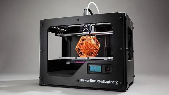 Impresora Replicator 2 de la empresa Makerbot.