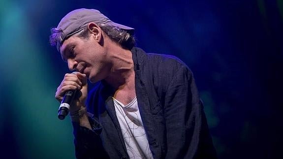 Matisyahu, durante la actuación. 