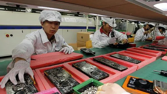 El centro tecnológico de Zhengzhou es el lugar donde se fabrican más 'smartphones'.