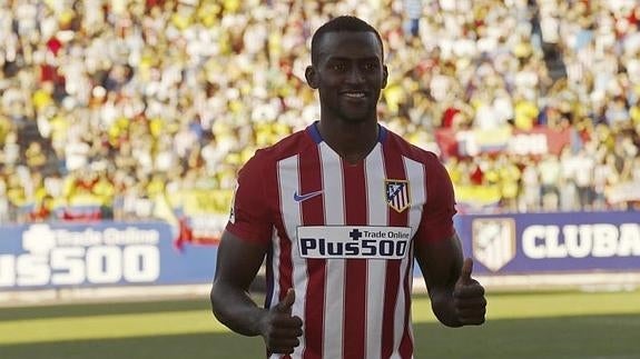 Presentación de Jackson Martínez en el Calderón. 