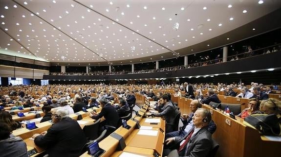 Vista del Parlamento europeo. 