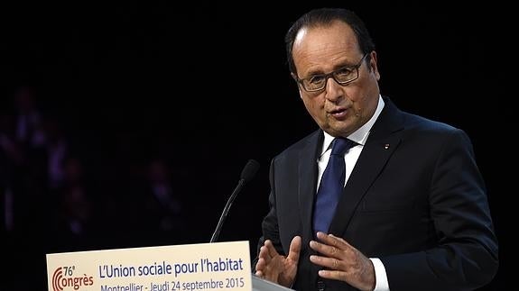 El presidente francés, Francois Hollande. 