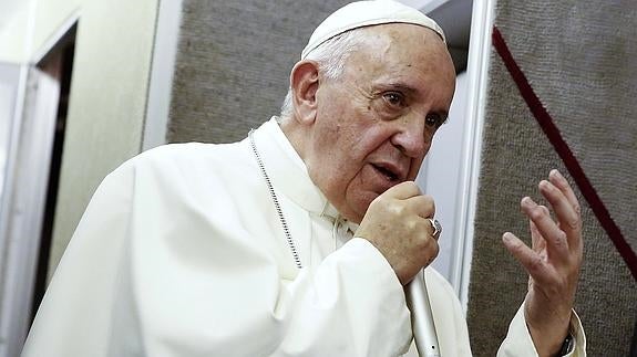 El papa Francisco. 