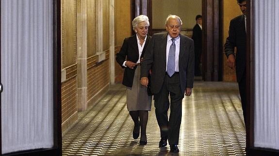 Jordi Pujol y Marta Ferrusola.