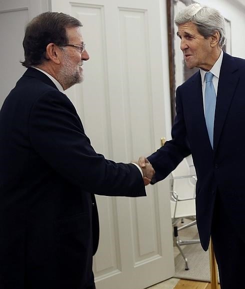 Rajoy recibe a Kerry, hoy, en la Moncloa.