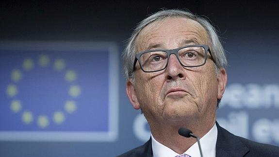 El presidente de la CE, Jean-Claude Juncker. 