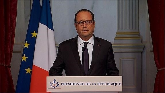 El presidente francés, François Hollande. 