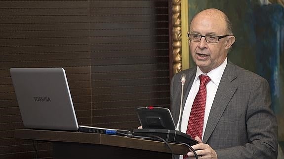 El ministro de Hacienda, Cristóbal Montoro.