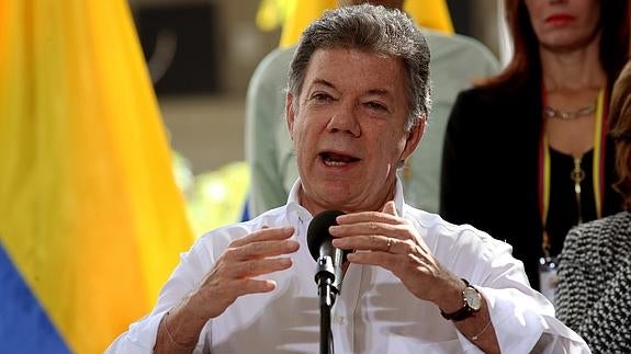 El presidente de Colombia, Juan Manuel Santos.