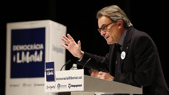 El presidente de la Generalitat en funciones y líder de CDC, Artur Mas.