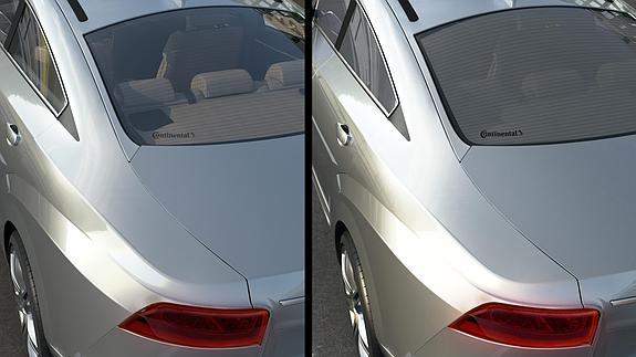 Los cristales se oscurecen para mejorar la seguridad en el coche.