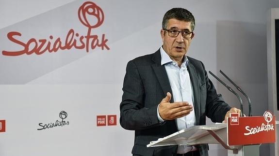 El secretario de Acción Política y Ciudadanía del PSOE, Patxi López. 