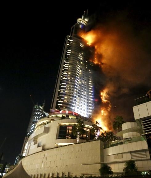 Imagen del incendio. 