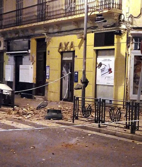 Desperfectos en Melilla tras el terremoto.