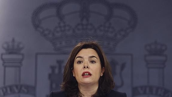 Soraya Sáenz de Santamaría.