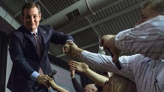 El candidato presidencial estadounidense por el partido Republicano Ted Cruz.