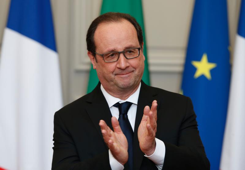 El presidente francés, François Hollande.