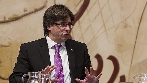 El presidente de la Generalitat, Carles Puigdemont.